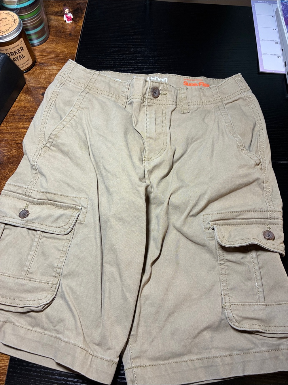 urban pipeline Khaki Cargo Shorts